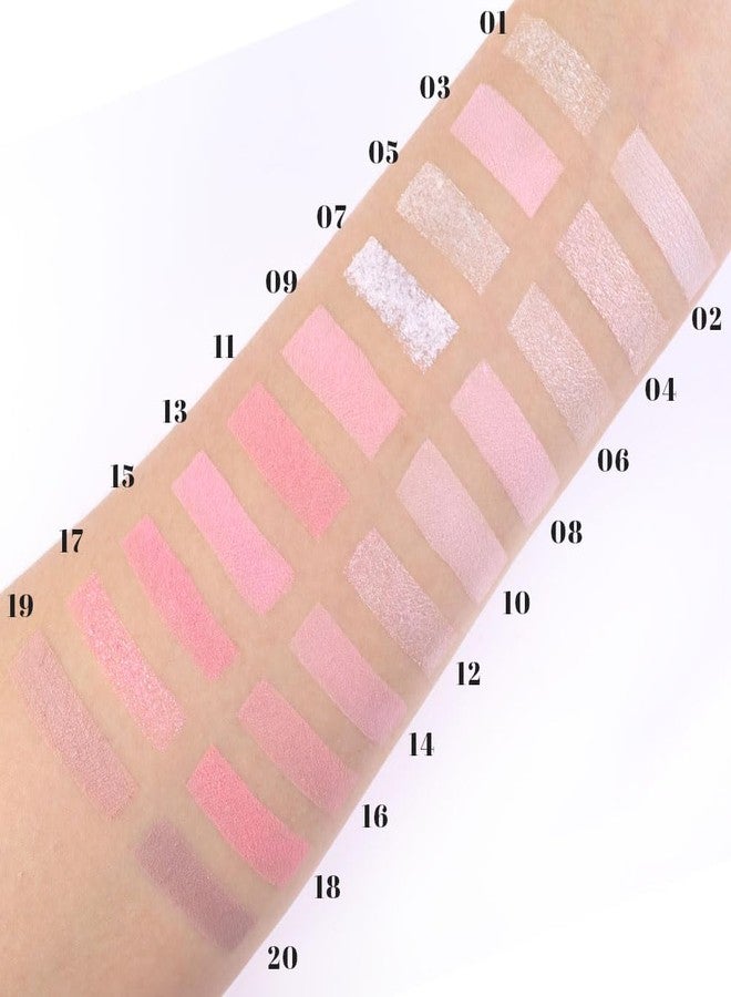 سويكي لوحة ظلال العيون SUAKE Nude Pink، مطفية ولامعة، غنية بالأصباغ، 20 لونًا من برايمر ظلال العيون البني والبنفسجي لمكياج العيون، لوحة ظلال العيون الكورية (01#-NUDE-20 COLORS) - Image 5